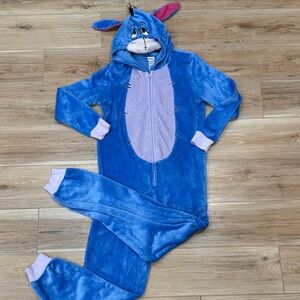 Eeyore One-Piece Hooded Sleepwear Suit UNISEX